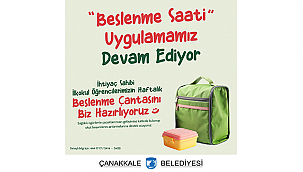 "BESLENME SAATİ" UYGULAMAMIZ DEVAM EDİYOR