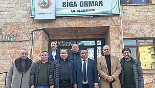 BİGA ORMAN İŞLETME MÜDÜRLÜĞÜNE ZİYARET