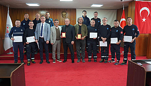 ÇAN BELEDİYESİ ÇANKUT PERSONELİNE SERTİFİKALARI VERİLDİ