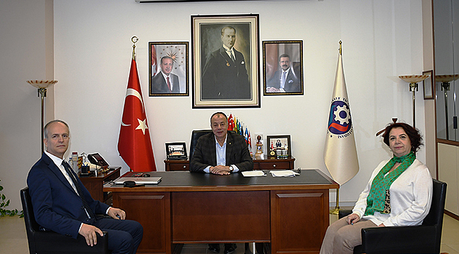 ÇANAKKALE GENÇLİK VE SPOR İL MÜDÜRÜ ÖMER KALKAN'DAN ZİYARET 