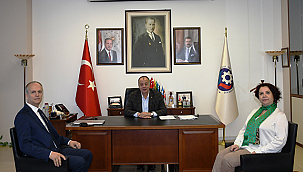 ÇANAKKALE GENÇLİK VE SPOR İL MÜDÜRÜ ÖMER KALKAN'DAN ZİYARET