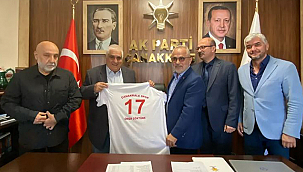 ÇANAKKALESPOR'DAN İL BAŞKANI GÖKTÜRK'E HAYIRLI OLSUN ZİYARETİ