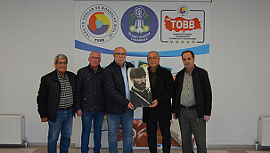 ÇANLILAR DERNEĞİNDEN TİCARET BORSASI BAŞKANINA ZİYARET