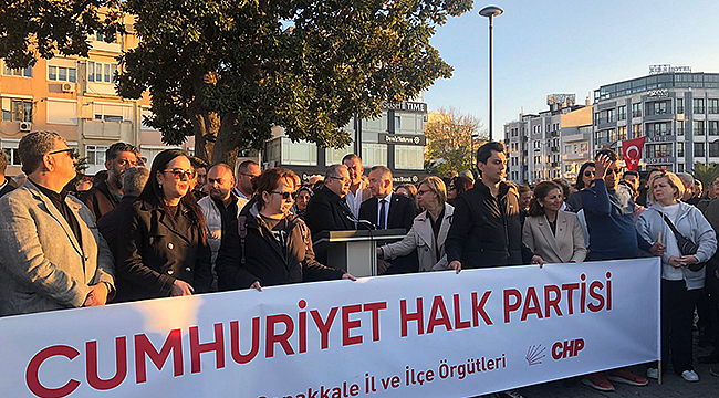 CHP'DEN AHMET ÖZER'E EŞ ZAMANLI BASIN AÇIKLAMASIYLA DESTEK!