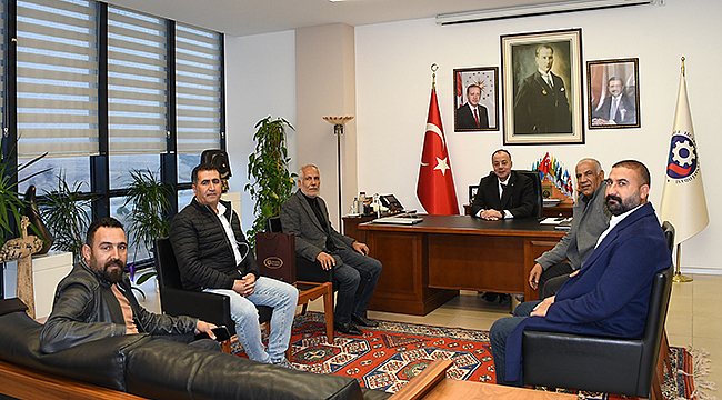 ÇTSO YÖNETİM KURULU BAŞKANI SELÇUK SEMİZOĞLU'NA ZİYARET
