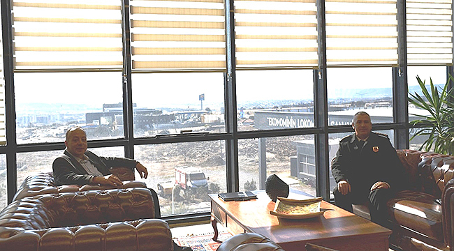 JANDARMA KIDEMLİ ALBAY ERSİN ASLAN'DAN İADE-İ ZİYARET
