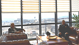 JANDARMA KIDEMLİ ALBAY ERSİN ASLAN'DAN İADE-İ ZİYARET