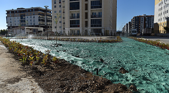 KENTTE YENİ PARK ALANLARI OLUŞTURULUYOR