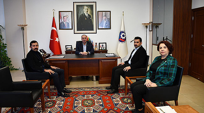MHP İL BAŞKANI HAKAN İMAMOĞLU, BAŞKAN SEMİZOĞLU'NU ZİYARET ETTİ