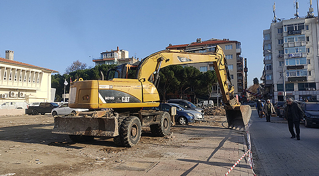 OTOPARK ALANINDA ÇEVRE DÜZENLEMESİ YAPILIYOR