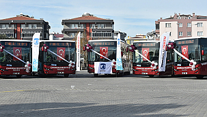 TOPLU TAŞIMA FİLOSU GÜÇLENMEYE DEVAM EDİYOR