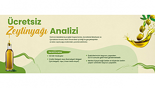 ÜCRETSİZ ZEYTİNYAĞI ANALİZİ