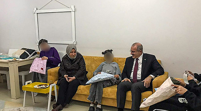 VALİ TORAMAN ÇOCUK EVLERİNİ ZİYARET ETTİ
