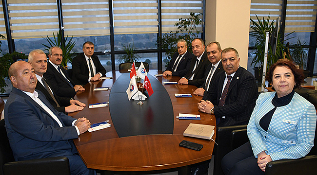 VALİ TORAMAN, ÇTSO YÖNETİM KURULUNU ZİYARET ETTİ