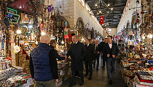 VALİ VE EMNİYET MÜDÜRÜ'NDEN ESNAF ZİYARETİ