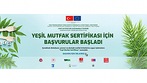 YEŞİL MUTFAK SERTİFİKASI İÇİN BAŞVURULAR BAŞLADI