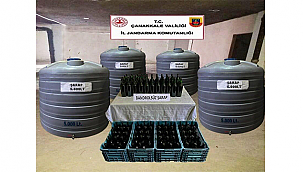 22.275 LİTRE KAÇAK ŞARAP ELE GEÇİRİLDİ