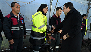 BAŞKAN ERKEK'TEN BİRİM ZİYARETLERİ