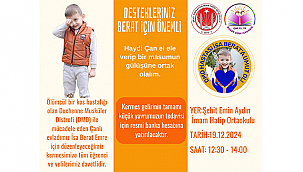 ÇAN'IN EVLADI İSA BERAT İÇİN KERMES DÜZENLENİYOR 