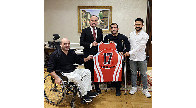 ÇANAKKALE BOĞAZGÜCÜ ENGELLİLER SPOR KULÜBÜ, TURAN'I ZİYARET ETTİ