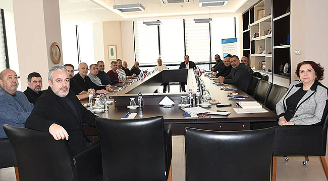 ÇTSO YÖNETİM KURULU 6 NO'LU MESLEK GRUBU ÜYELERİYLE BİR ARAYA GELDİ