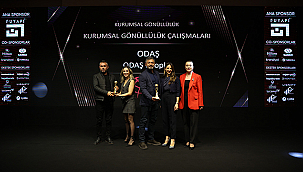 ODAŞ'IN GÖNÜLLÜLÜK HAREKETİNE TOPLUMSAL FAYDA ÖDÜLÜ