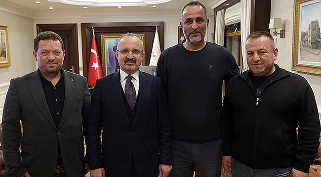 ÖRTÜLÜCE TARIMSAL KALKINMA KOOPERATİFİ BAŞKANI TURAN'I ZİYARET ETTİ