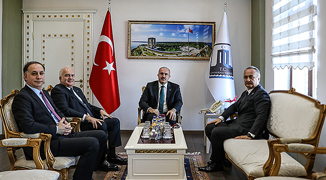 VALİ TORAMAN'A ZİYARETLER
