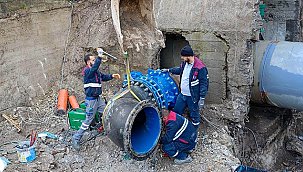 ATİKHİSAR BARAJI'NDA BAKIM ÇALIŞMALARI DEVAM EDİYOR