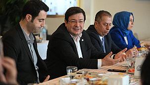 BAŞKAN ERKEK, ESNAF TEMSİLCİLERİYLE BİR ARAYA GELDİ