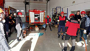 ÇASAR EKİBİ, YANGIN VE GÖNÜLLÜ İTFAİYECİLİK EĞİTİMİ ALDI