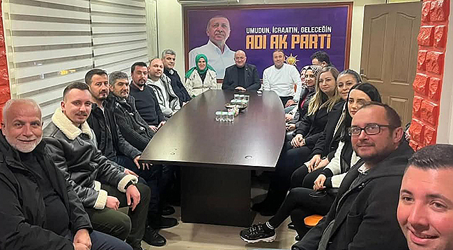 GİDER AK PARTİ ÇAN İLÇE TEŞKİLATINI ZİYARET ETTİ