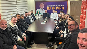 GİDER AK PARTİ ÇAN İLÇE TEŞKİLATINI ZİYARET ETTİ