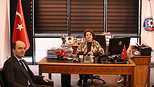GMKA ÇANAKKALE YATIRIM DESTEK OFİSİ KOORDİNATÖRÜNDEN ÇTSO'YA ZİYARET