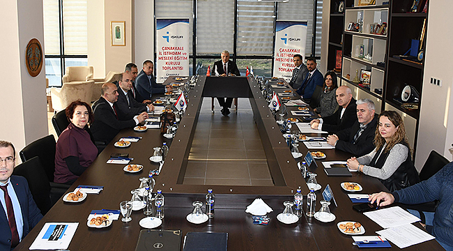 İL İSTİHDAM VE MESLEKİ EĞİTİM KURULU TOPLANTISI ÇTSO'DA YAPILDI