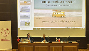 KAMP VE KARAVAN TURİZMİ BİLGİLENDİRME TOPLANTISI ÇTSO'DA GERÇEKLEŞTİRİLDİ