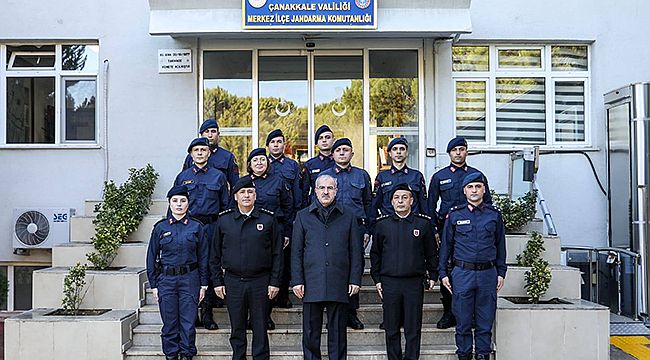 VALİ TORAMAN'DAN MERKEZ İLÇE JANDARMA KOMUTANLIĞINA ZİYARET