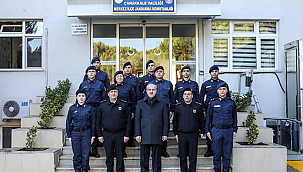 VALİ TORAMAN'DAN MERKEZ İLÇE JANDARMA KOMUTANLIĞINA ZİYARET
