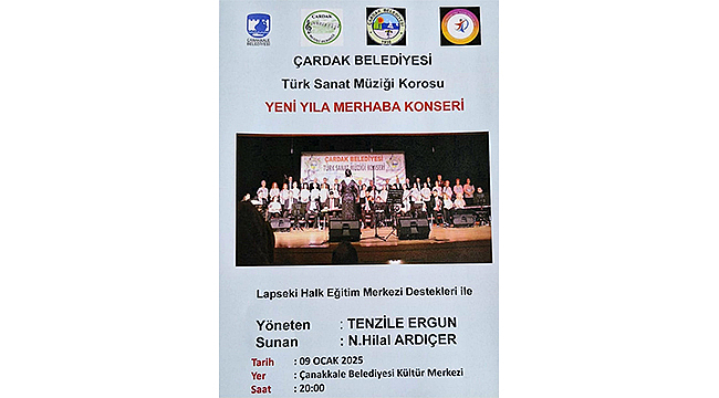 YENİ YILA MERHABA KONSERİNE DAVETLİSİNİZ