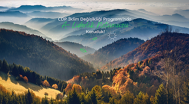 AKÇANSA'YA CDP İKLİM DEĞİŞİKLİĞİ PROGRAMI'NDA A- LİDERLİK NOTU