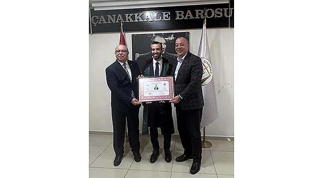 BAŞKAN SEMİZOĞLU, DOĞUKAN DENİZ'İN AVUKATLIĞA KABUL TÖRENİNE KATILDI