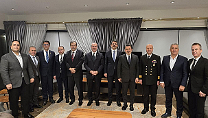 BAŞSAVCI İÇİN VEDA YEMEĞİ DÜZENLENDİ