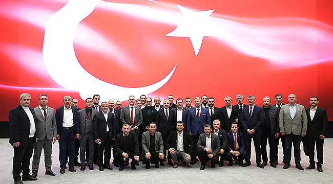 BİGALI MUHTARLAR TURAN'I ZİYARET ETTİ