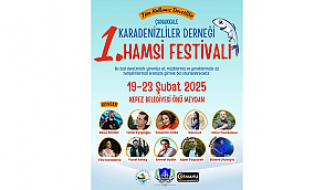 ÇANAKKALE'DE HAMSİ FESTİVALİ YAPILACAK