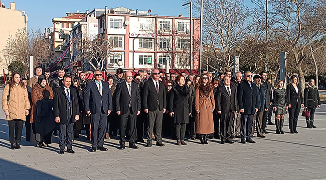 ÇTSO 36. VERGİ HAFTASI KAPSAMINDA DÜZENLENEN ÇELENK TÖRENİNE KATILDI