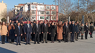 ÇTSO 36. VERGİ HAFTASI KAPSAMINDA DÜZENLENEN ÇELENK TÖRENİNE KATILDI