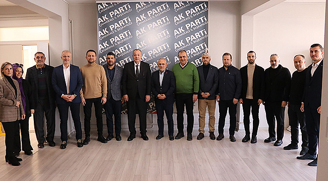 ÇTSO YÖNETİMİNDEN, AK PARTİ İL BAŞKANI ÖMER FARUK GÖKTÜRK VE YÖNETİMİNE İADE-İ ZİYARET 