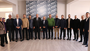 ÇTSO YÖNETİMİNDEN, AK PARTİ İL BAŞKANI ÖMER FARUK GÖKTÜRK VE YÖNETİMİNE İADE-İ ZİYARET