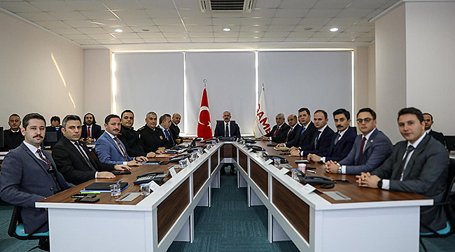 "İL GÜVENLİK VE ASAYİŞ KOORDİNASYON TOPLANTISI" YAPILDI