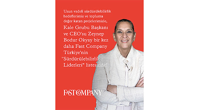 KALE GRUBU'NUN SÜRDÜRÜLEBİLİRLİKTEKİ ÖNCÜ ROLÜ BİR KEZ DAHA TESCİLLENDİ